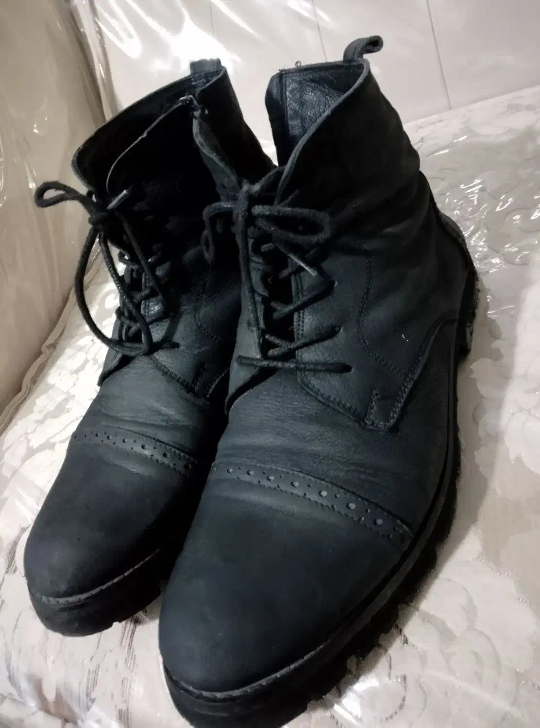 نیم بوت چرم طبیعی مارال چرم سایز42/43|کیف، کفش، کمربند|اراک, |دیوار