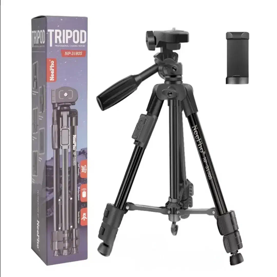 سه پایه دوربین و موبایل Neepho مدلNp-3180-S (اصلی)|دوربین عکاسی و فیلم‌برداری|تهران, نجات اللهی|دیوار
