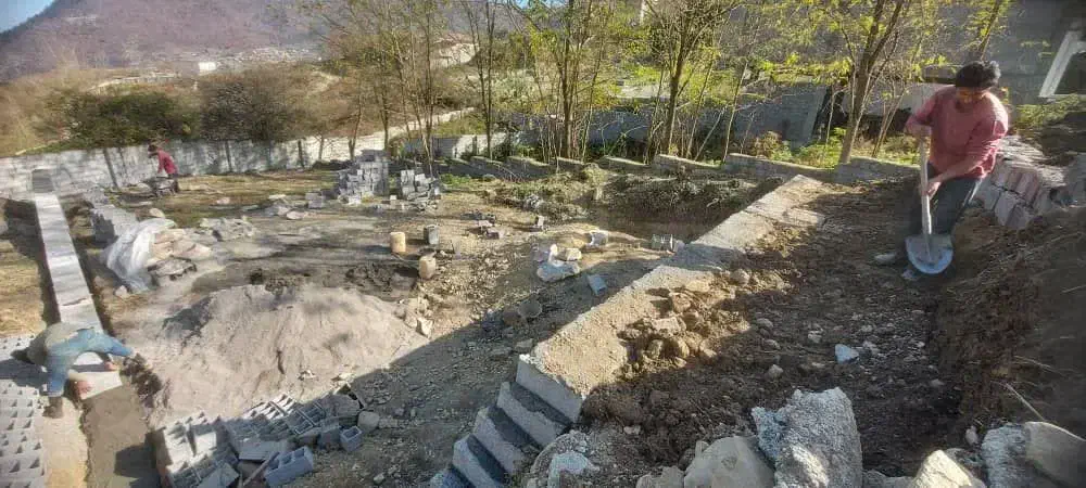 زمین فروشی در ارتفاعات لاویج با قابلیت ساخت|فروش زمین و ملک کلنگی|چمستان, |دیوار