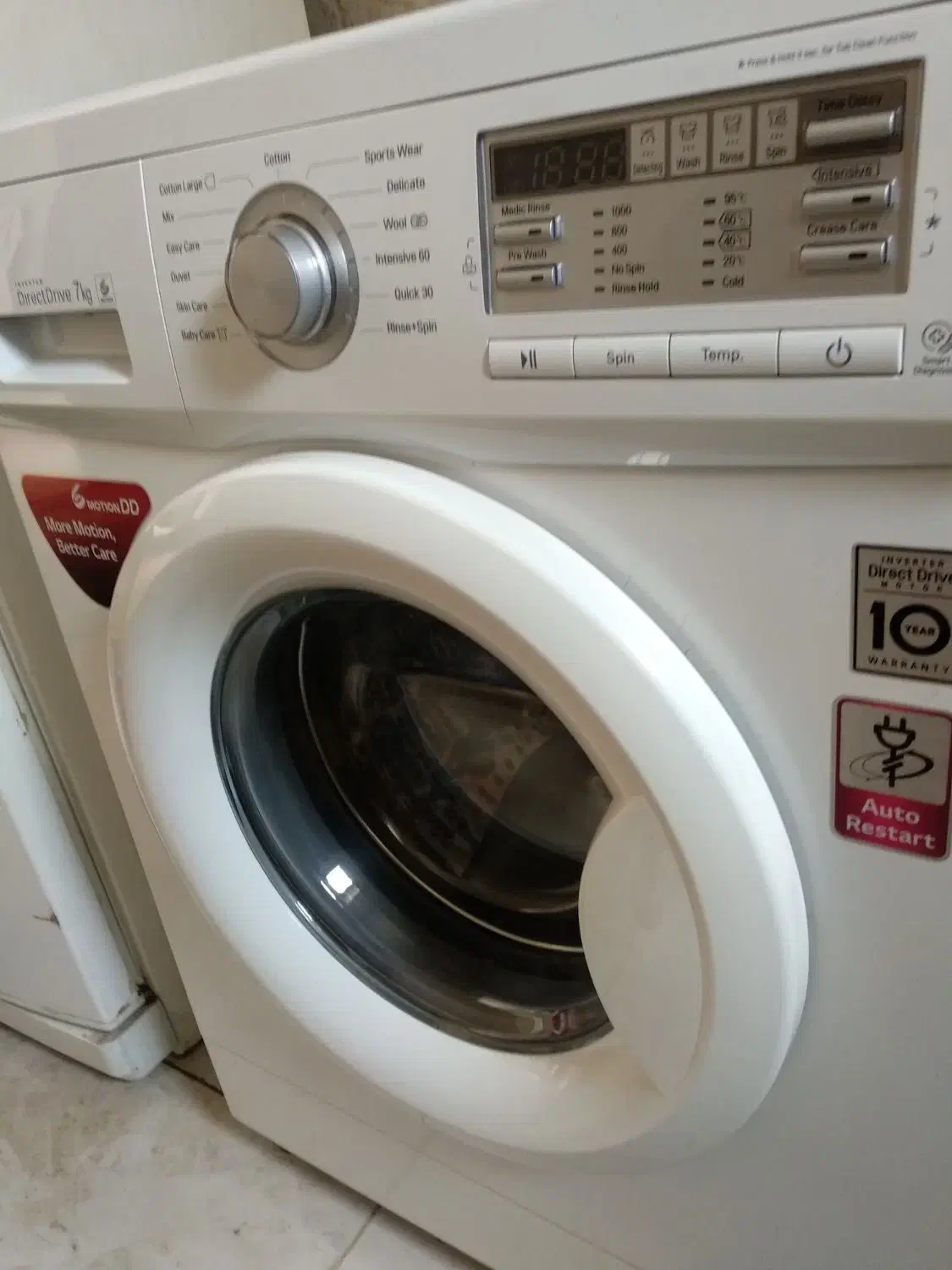 لباسشویی۷کیلو الجی اصل|ماشین لباسشویی و خشک‌کن لباس|کازرون, |دیوار