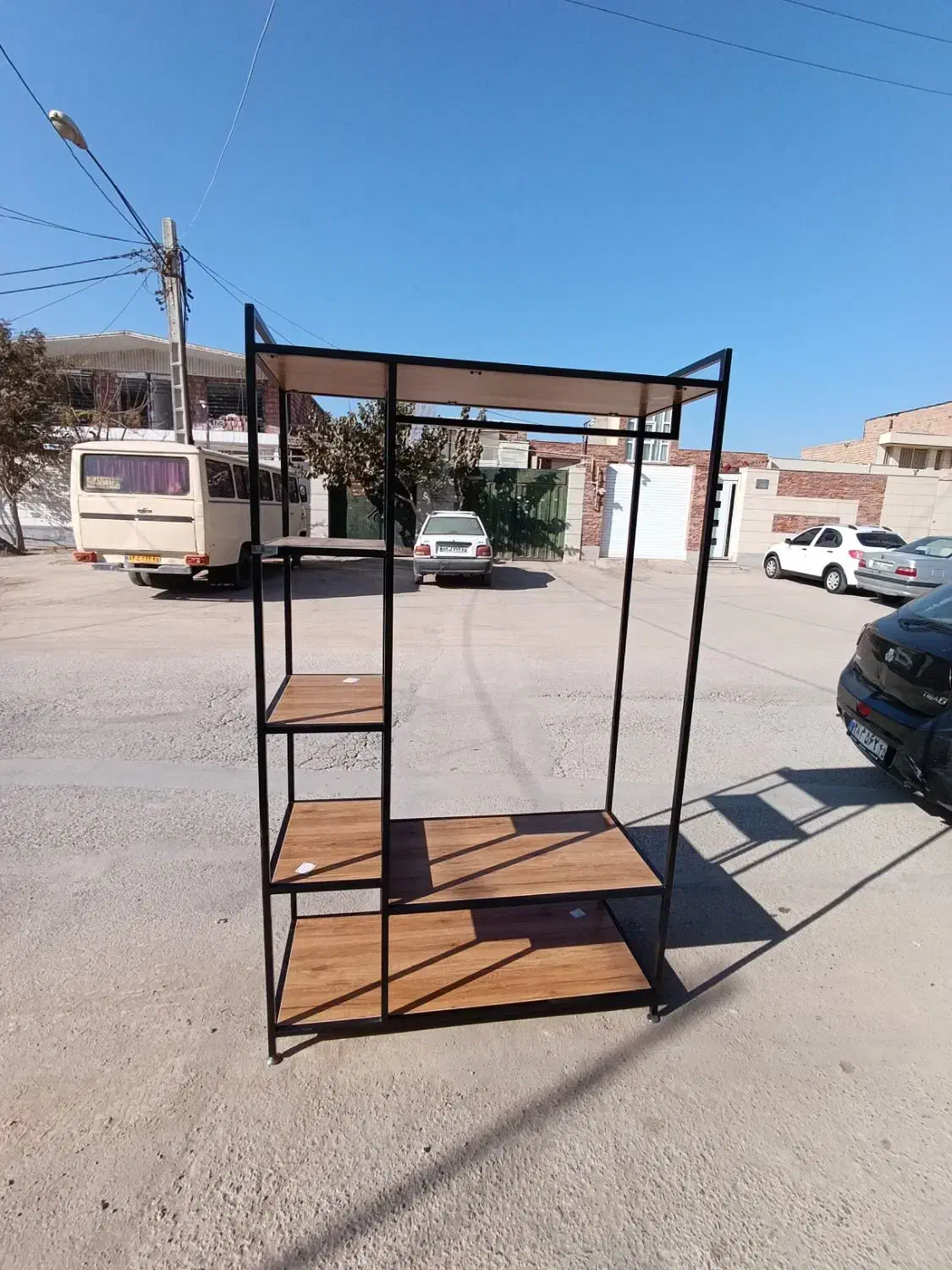 رگال و استند ایستاده مدرن|کتابخانه، شلف، قفسه‌های دیواری|کرمان, |دیوار