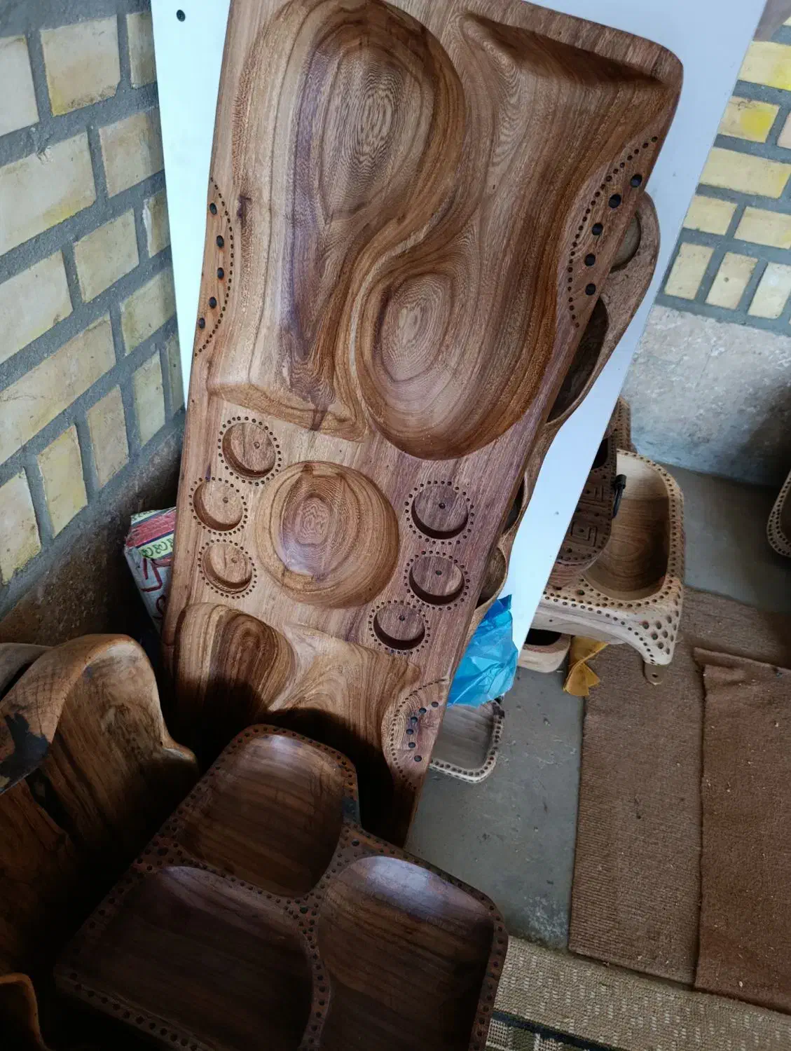 ظروف چوبی|ظروف سرو و پذیرایی|فشاپویه, |دیوار