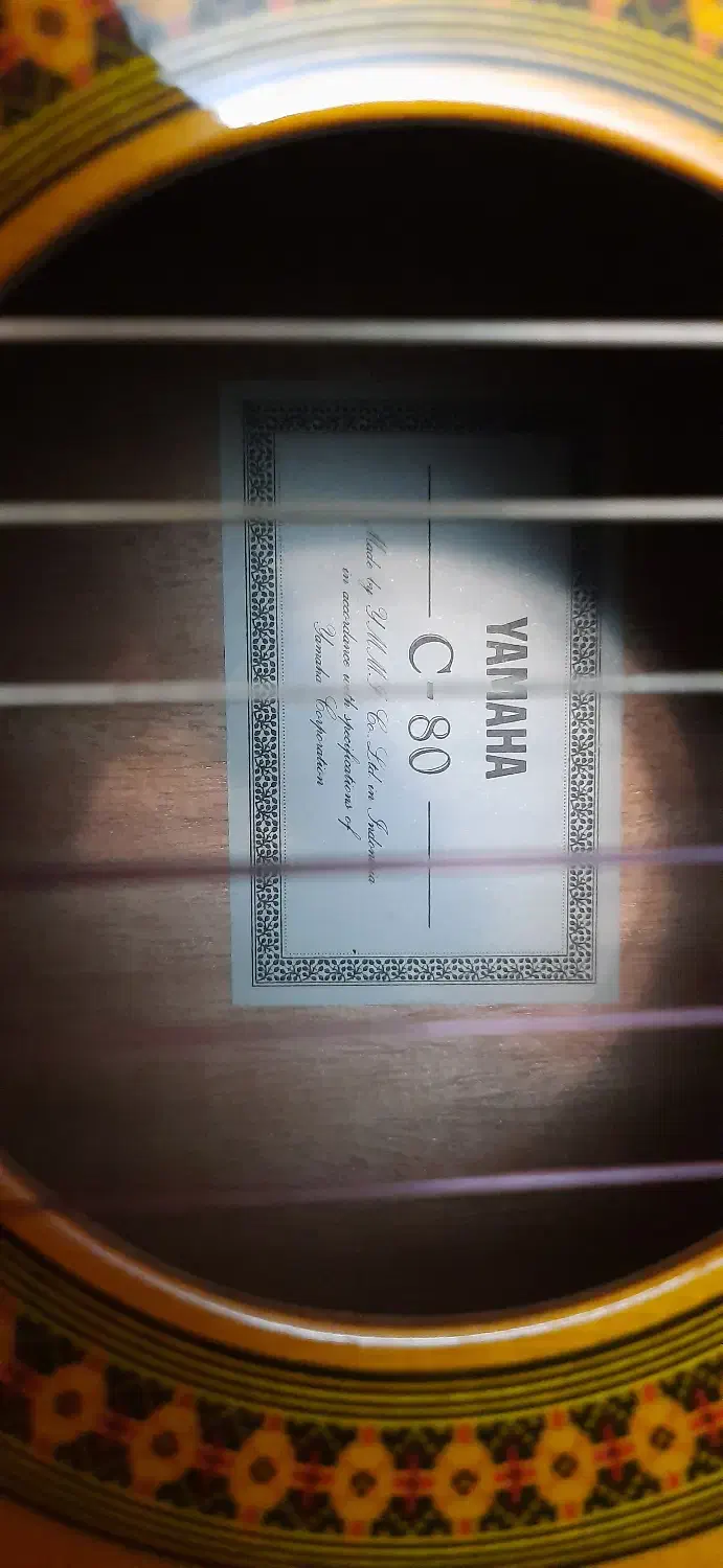 گیتار یاماها c80 اصل اندونزی|گیتار، بیس، امپلیفایر|کرج, حصارک بالا|دیوار