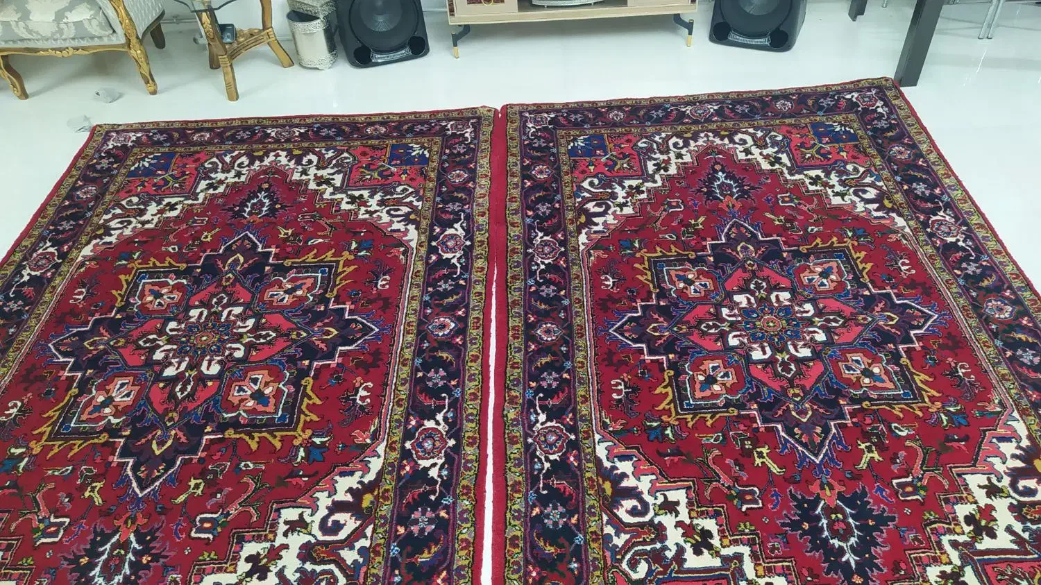 سه تخته فرش صمد خان|فرش|تبریز, |دیوار