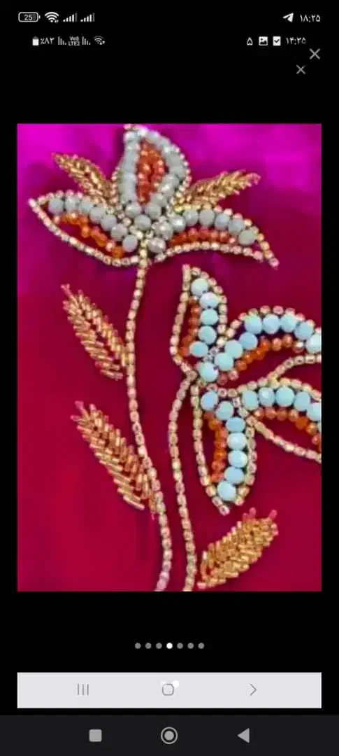 ترمه دوزی ومنجق دوزی|لباس|لردگان, |دیوار