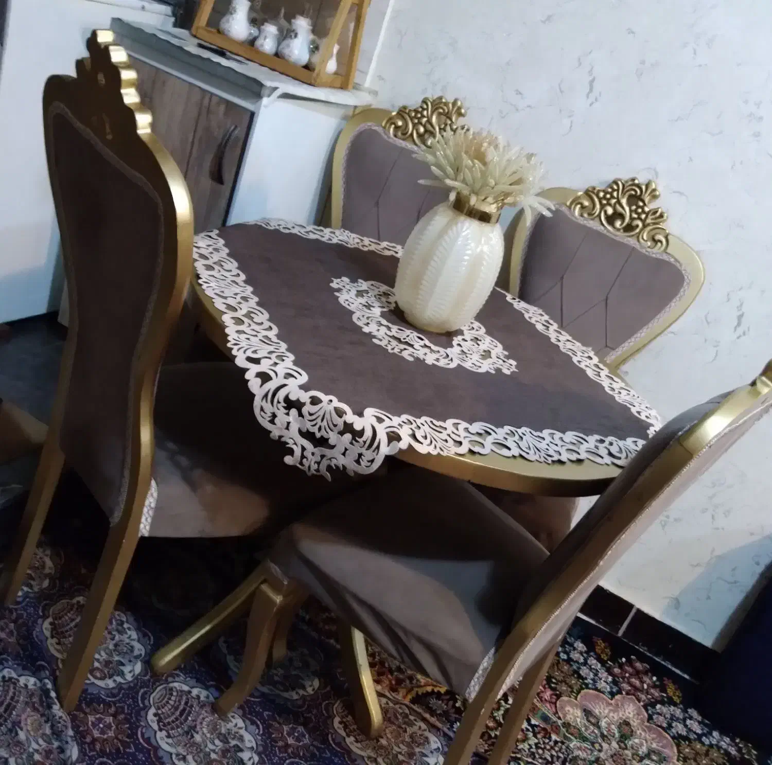 نهارخوری۴نفره|میز و صندلی غذاخوری|دورود, |دیوار