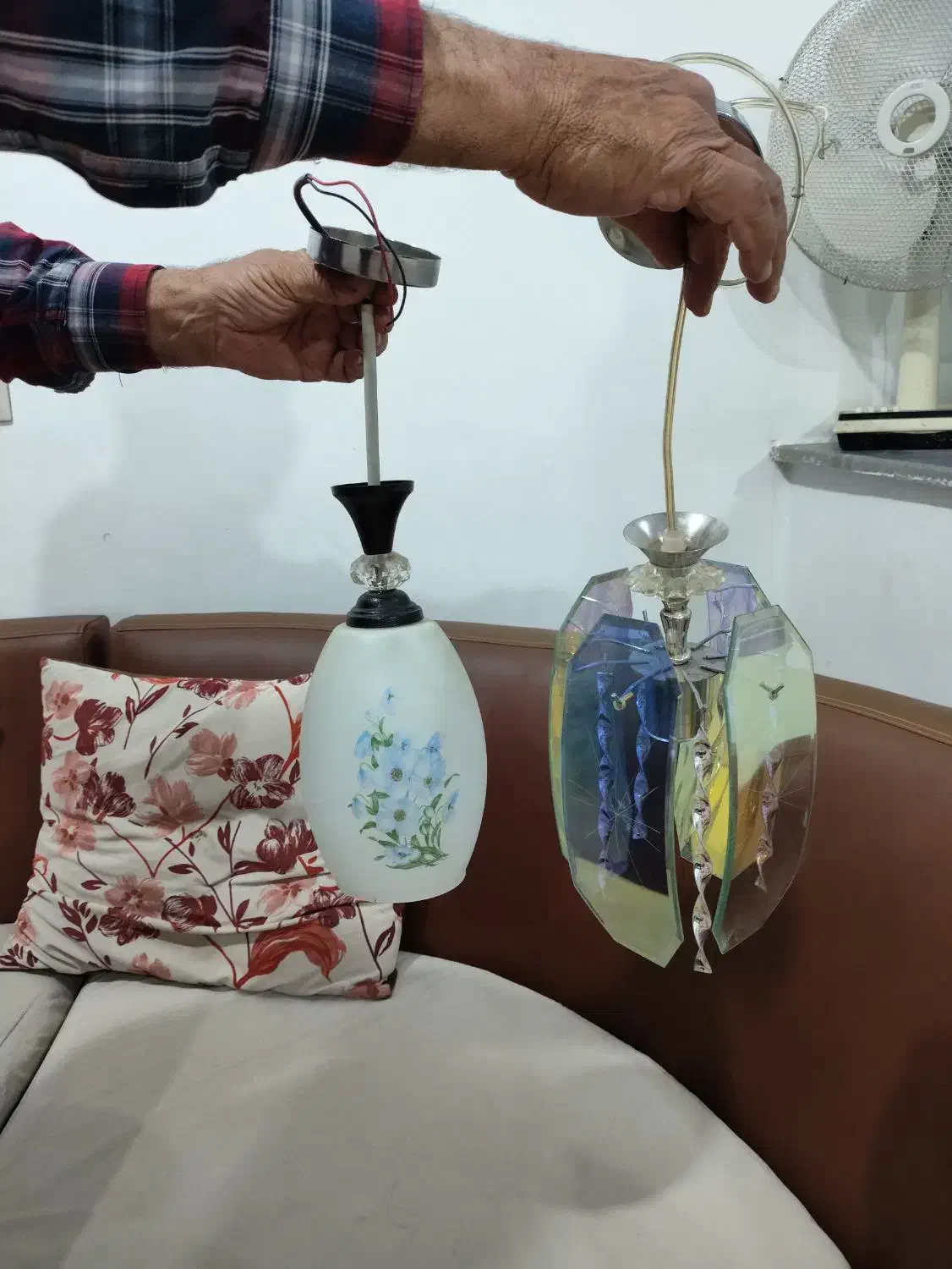 لوستر|لوستر و چراغ آویز|شوش, |دیوار