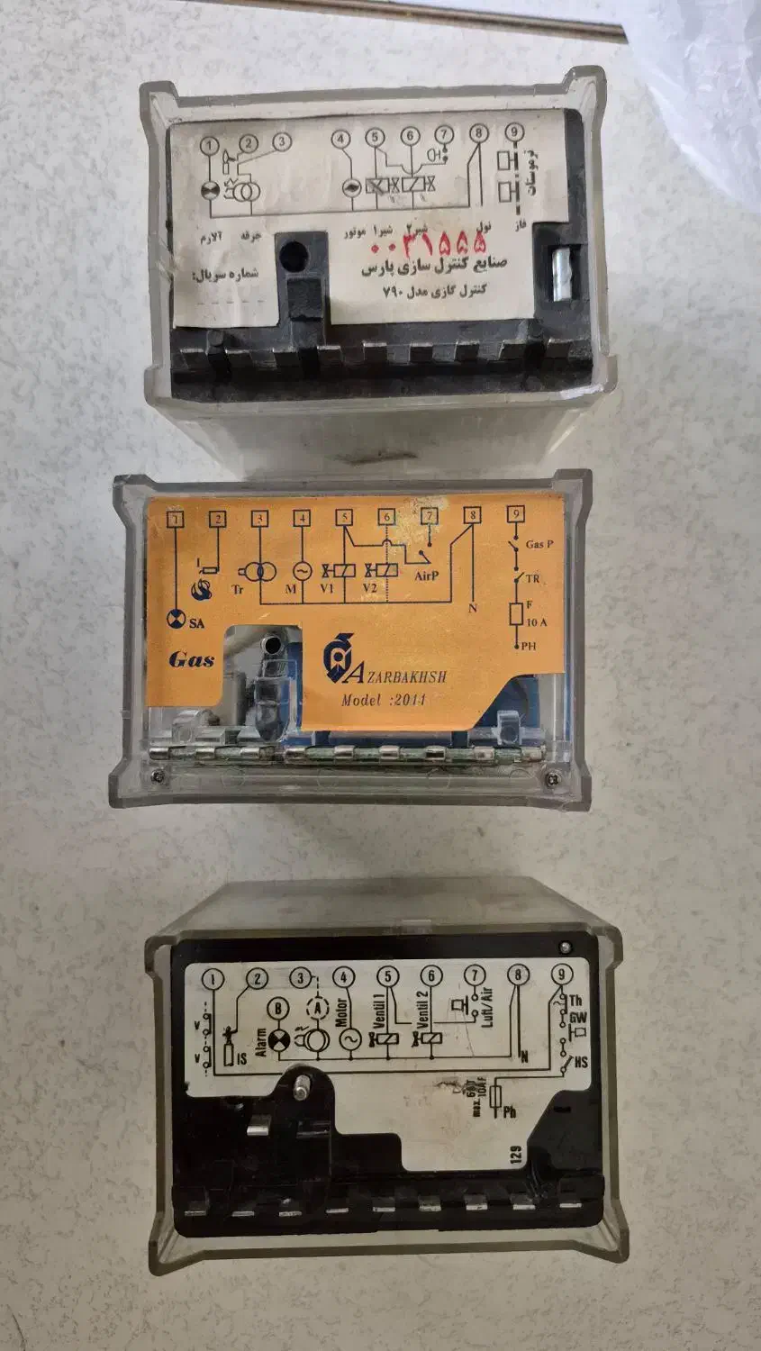 3 عدد رله مشعل ساترونیک satronic - آذر - پارس|آبگرمکن، پکیج، شوفاژ|تهران, ونک|دیوار