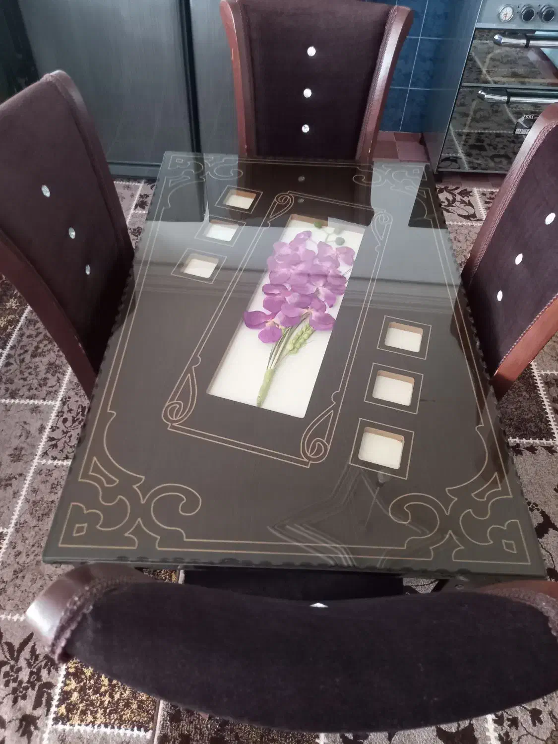 صبحانه خوری چهارنفره|میز و صندلی غذاخوری|اهر, |دیوار