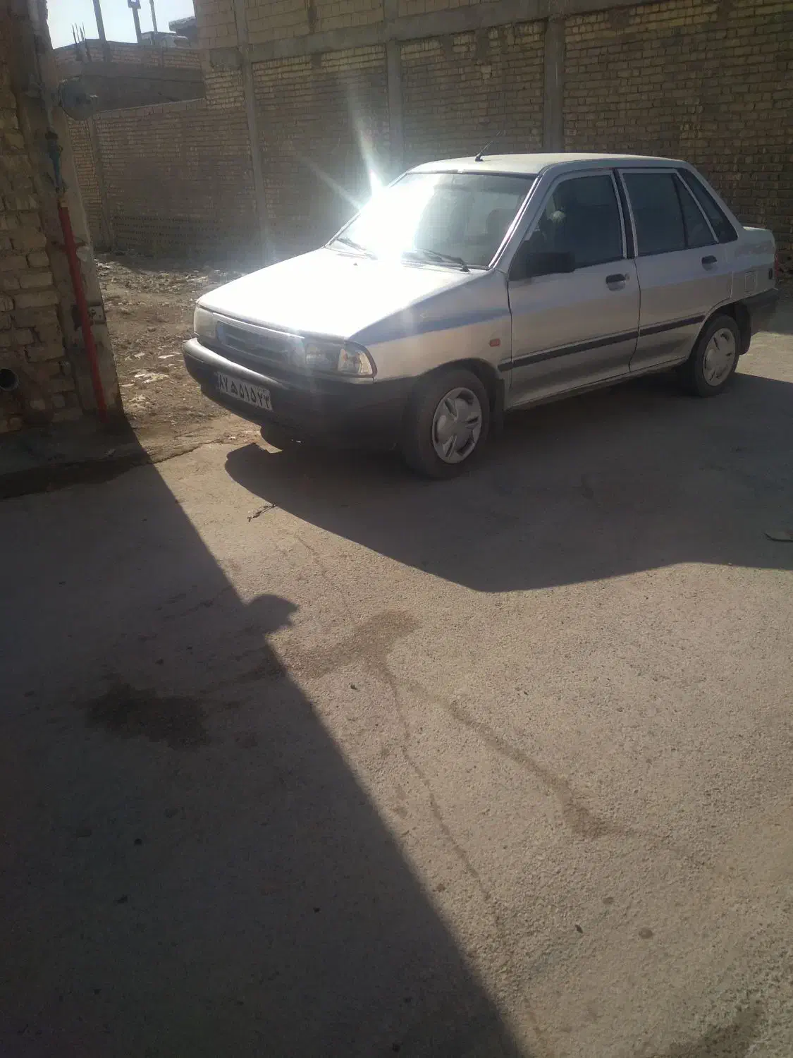 پراید نقره ایی مدل 85سالم سالم تمیز|خودرو سواری و وانت|قهدریجان, |دیوار