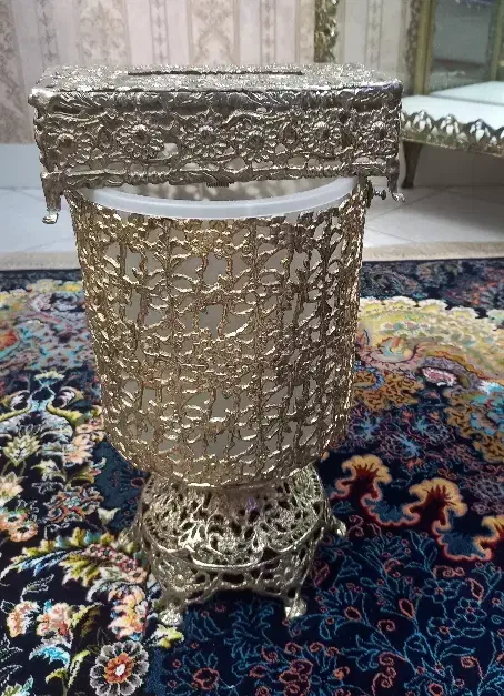 سطل و جای دستمال کاغذی برنز|صنایع دستی و سایر لوازم تزئینی|تهران, خانی آباد نو شمالی|دیوار