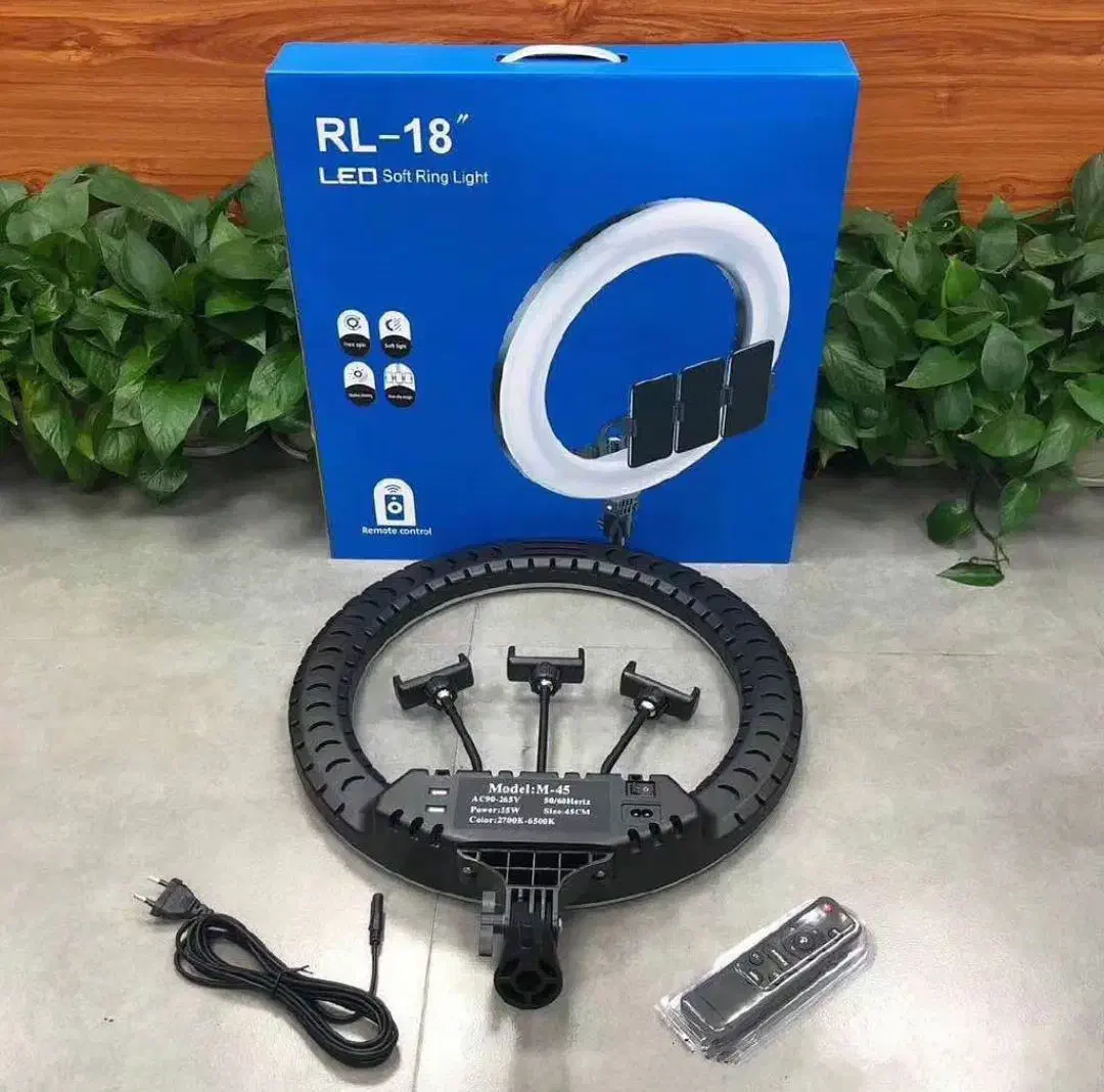 رینگ لایت حرفه ای اورجینال Rl18|دوربین عکاسی و فیلمبرداری|تبریز, |دیوار