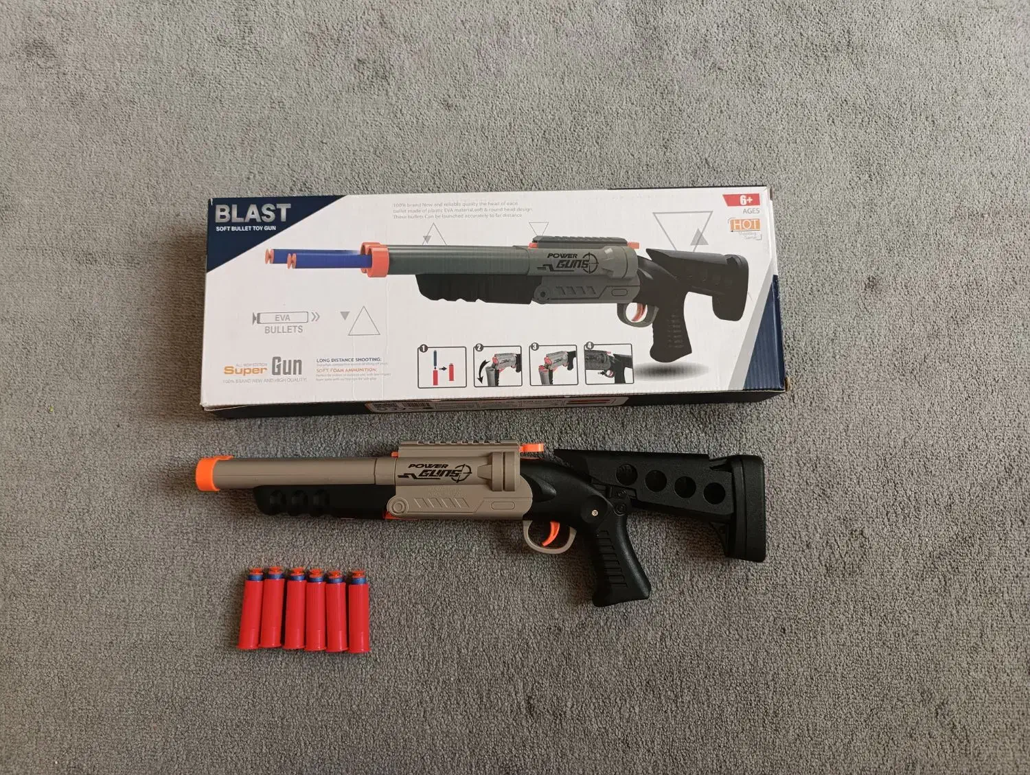 تفنگ حرفه ای پوکه پران|اسباب‌‌بازی|تهران, باغ خزانه|دیوار