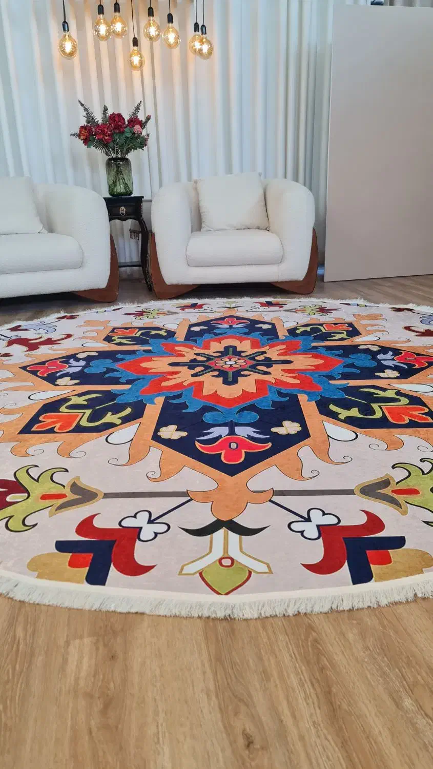 فرشینه گرد سفارشی تا قطر سه|فرش|تهران, حکیمیه|دیوار