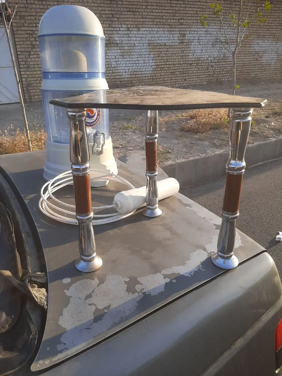 لوستر تصفیه اب میز عسلی|مبلمان خانگی و میز عسلی|گلبهار, شهر جدید گلبهار|دیوار