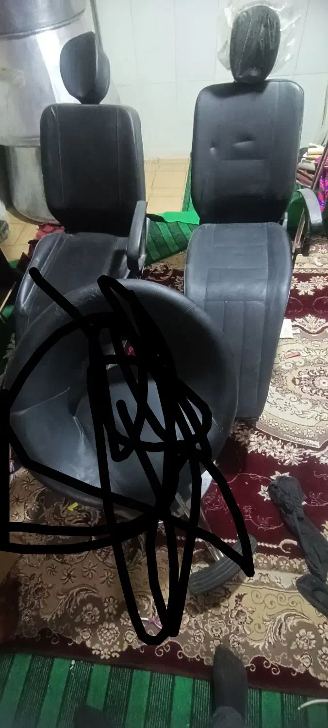 دو عدد صندلی تاشو سالم|صندلی و نیمکت|اهر, |دیوار