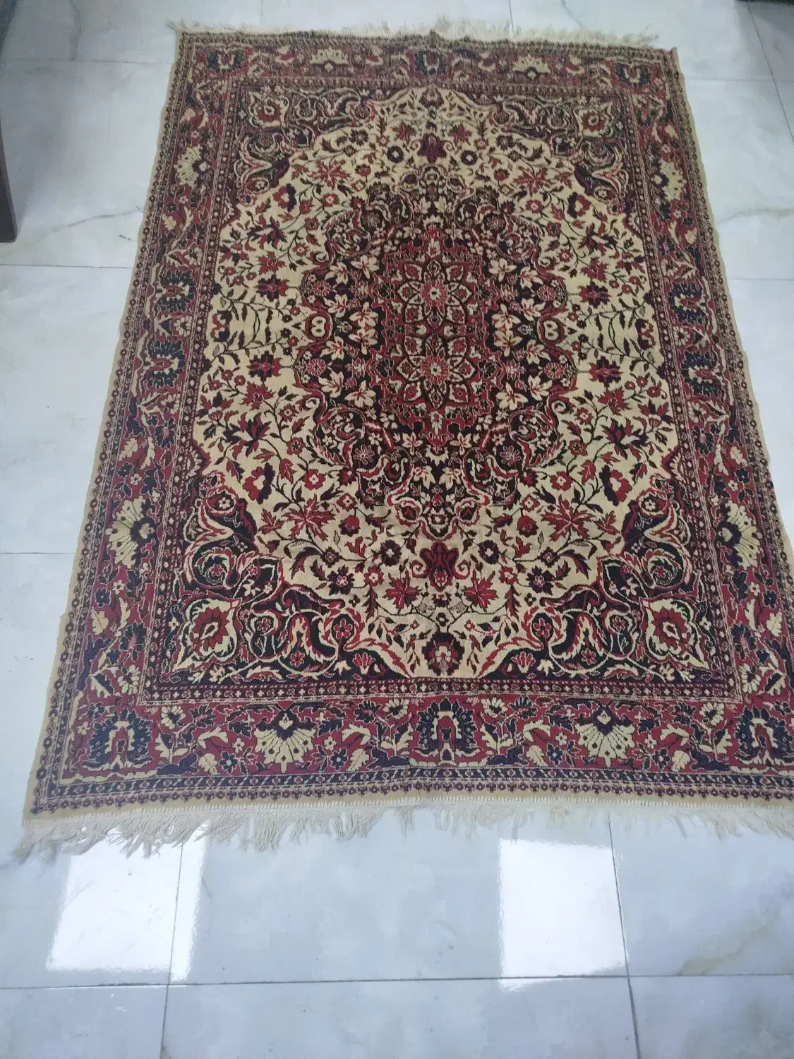 یک جفت فرش دستباف عتیقه|فرش|تهران, شمس‌آباد|دیوار