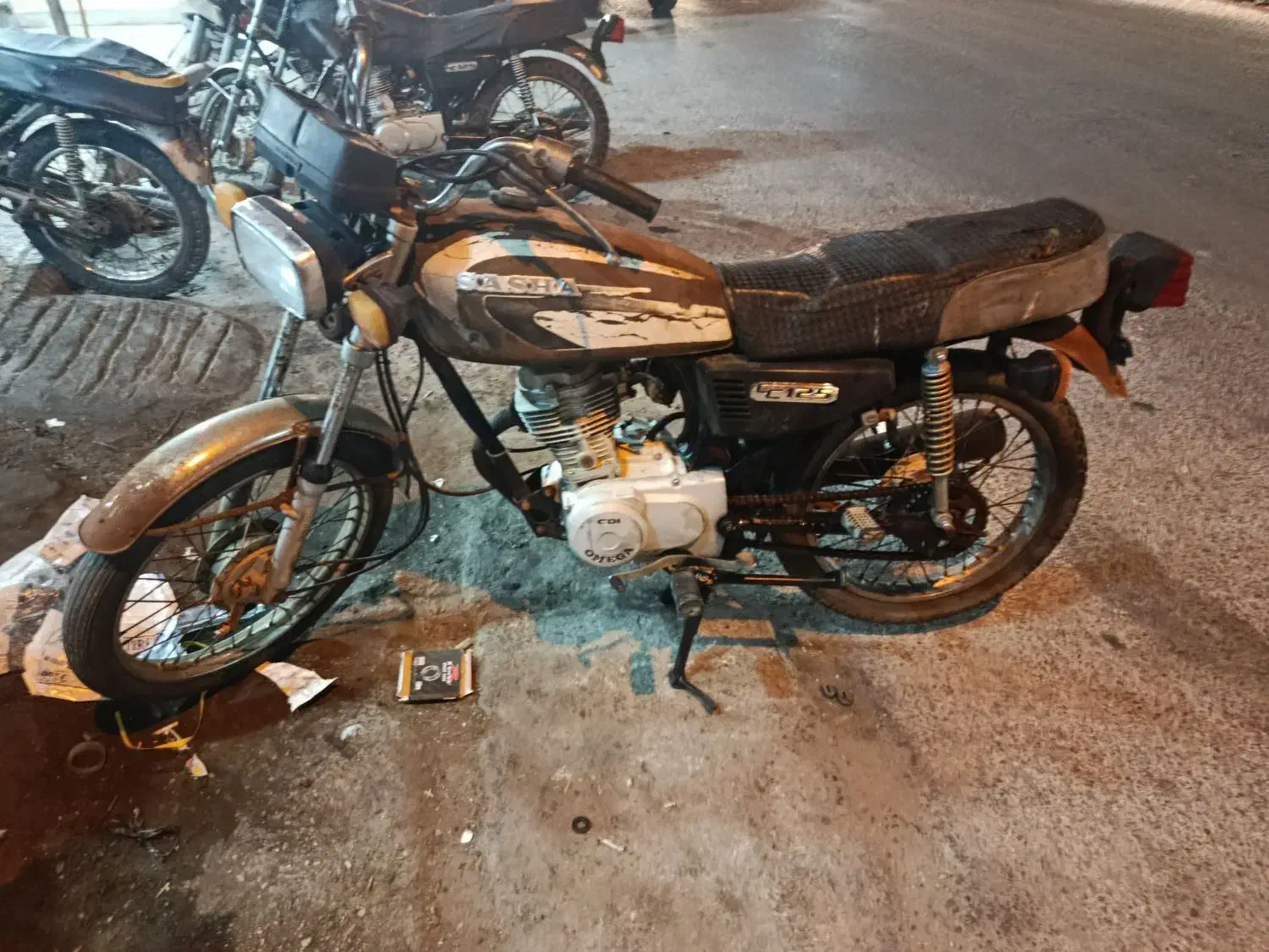 125 مزایده وپلاک ملی هم موجوده مدل 95|موتورسیکلت|بندر دیر, |دیوار