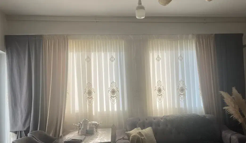 پرده بسیار نو، مرتب و شیک|پرده، رانر، رومیزی|علیآباد کتول, |دیوار