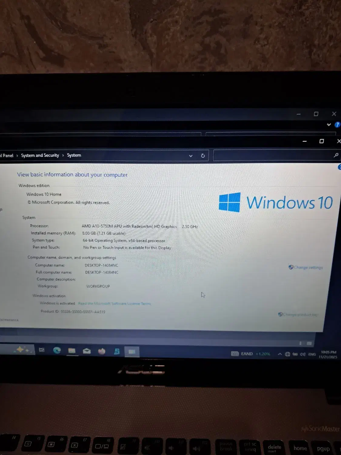 لپ تاب ایسوس x550d|رایانه همراه|تبریز, |دیوار