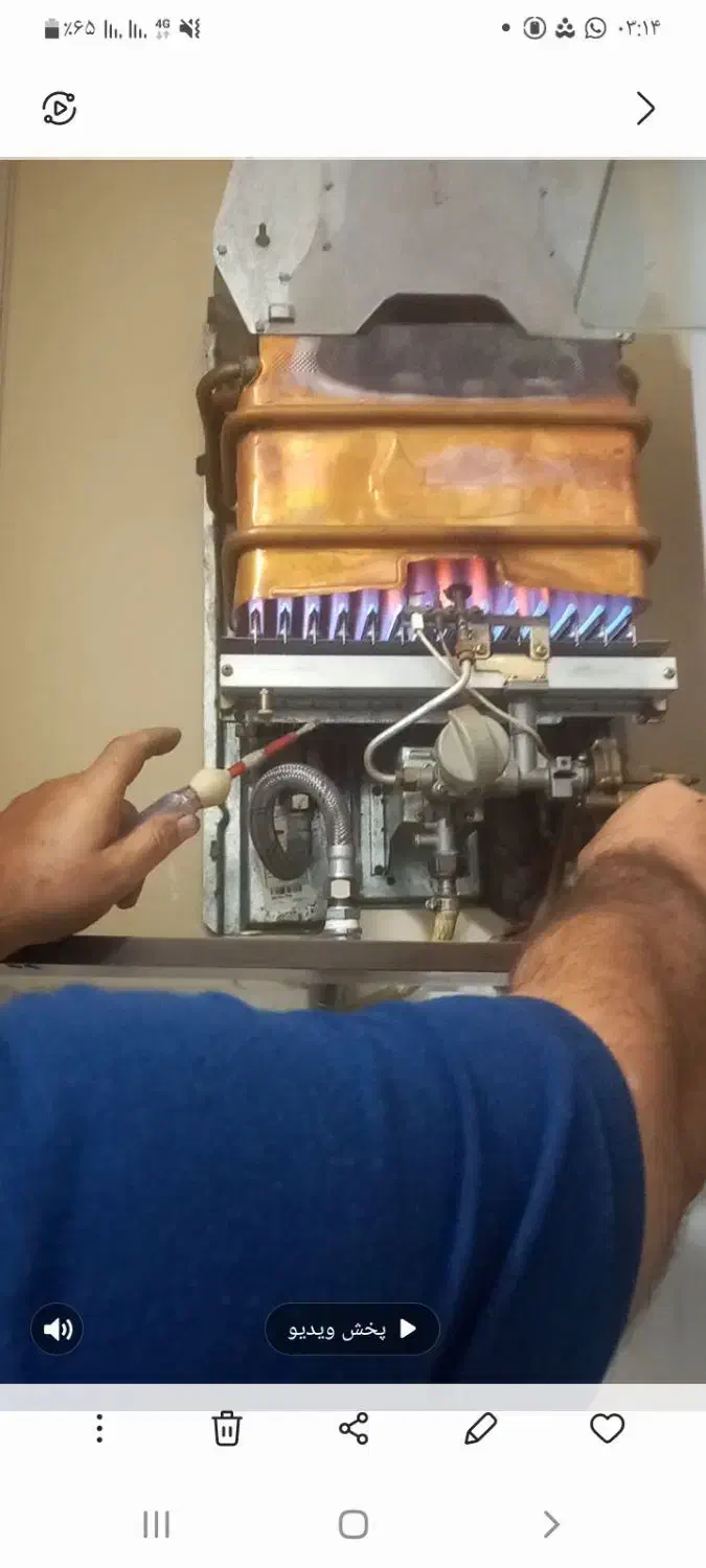 نصب و سرویس وراه اندازی آبگرمکن و بخاری گازی|خدمات پیشه و مهارت|هشتگرد, شهرک ریحانه|دیوار