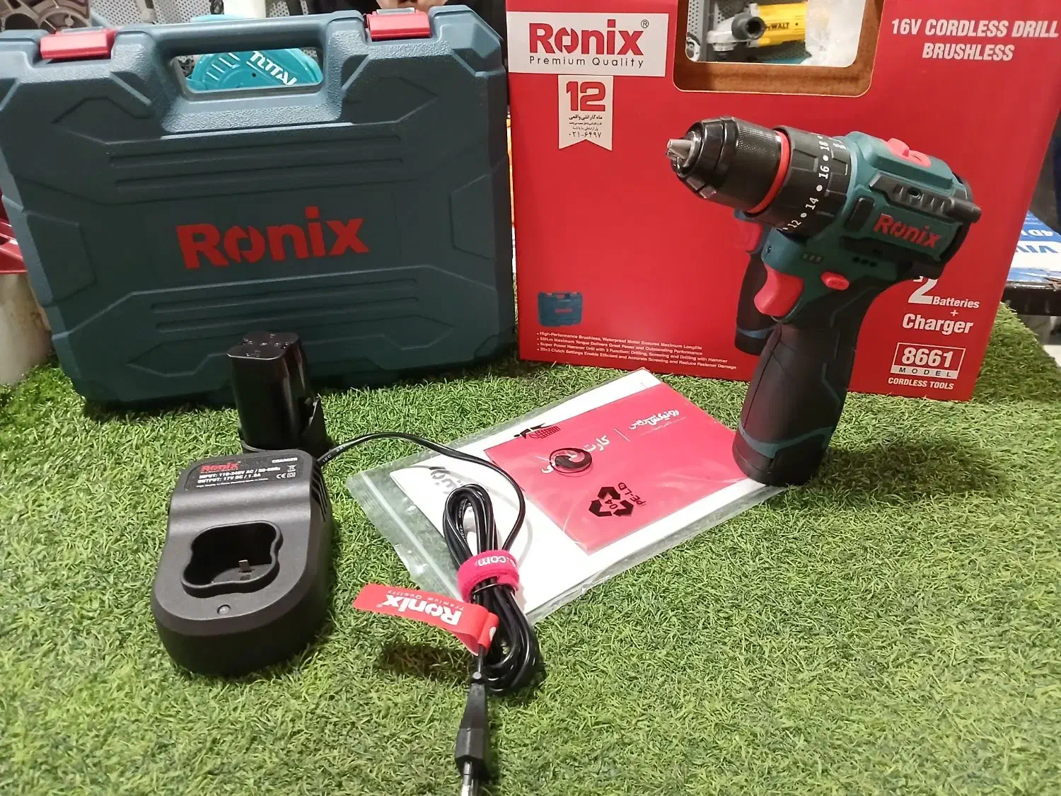 دریل شارژی رونیکس ۸۶۶۱ و ۸۶۱۳ اکبند|ابزارآلات|فردیس, فردیس|دیوار