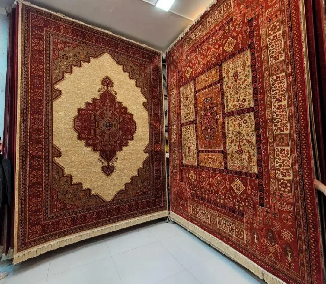 فرش ۱۲ متری قرمز بسکابادی ۷۰۰شانه ایران|فرش|مشهد, امیر|دیوار