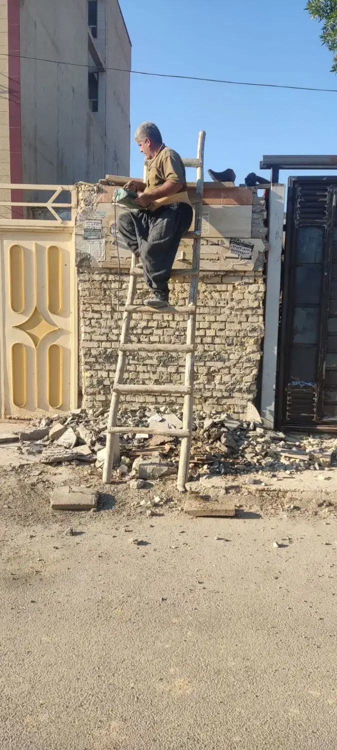 تخریب ساختمان|خدمات پیشه و مهارت|اهواز, منبع اب|دیوار