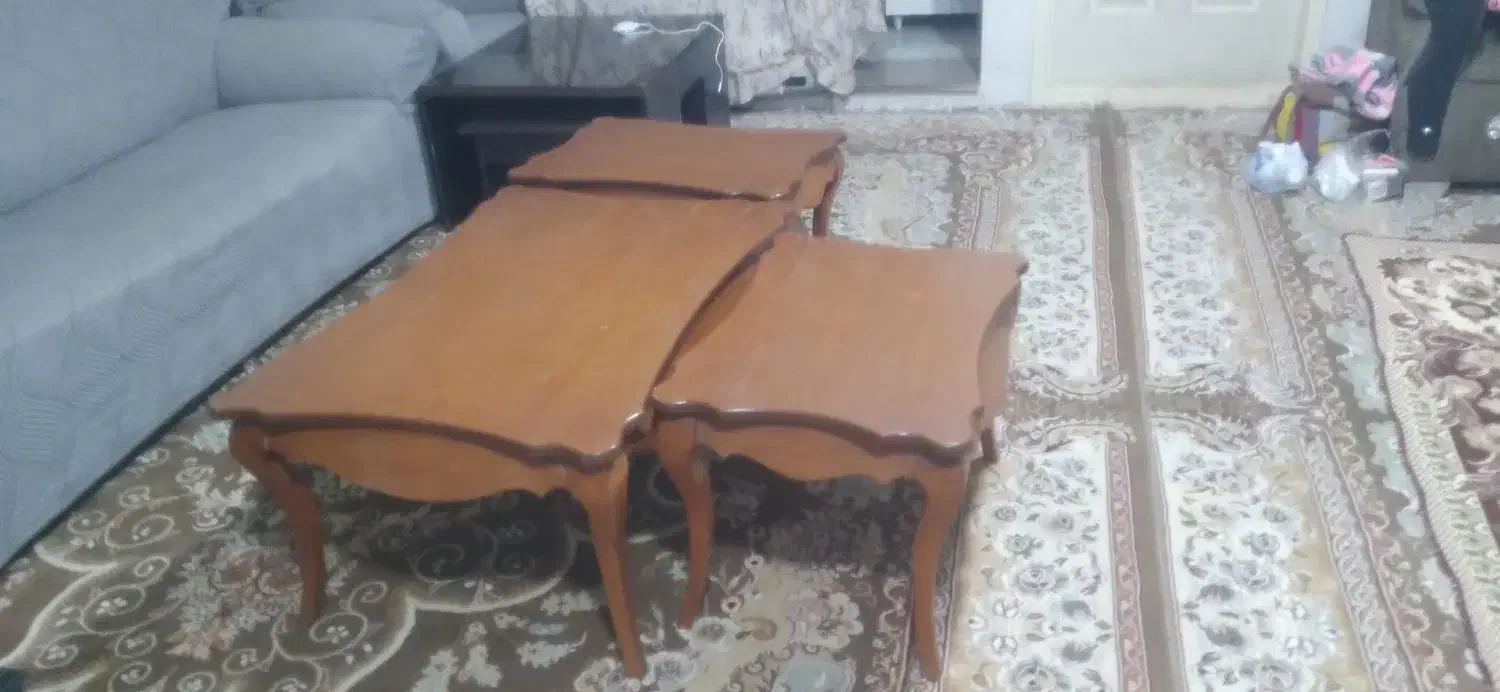 جلومبلی ۳تیکه|مبلمان خانگی و میز عسلی|نیشابور, کریم آباد|دیوار