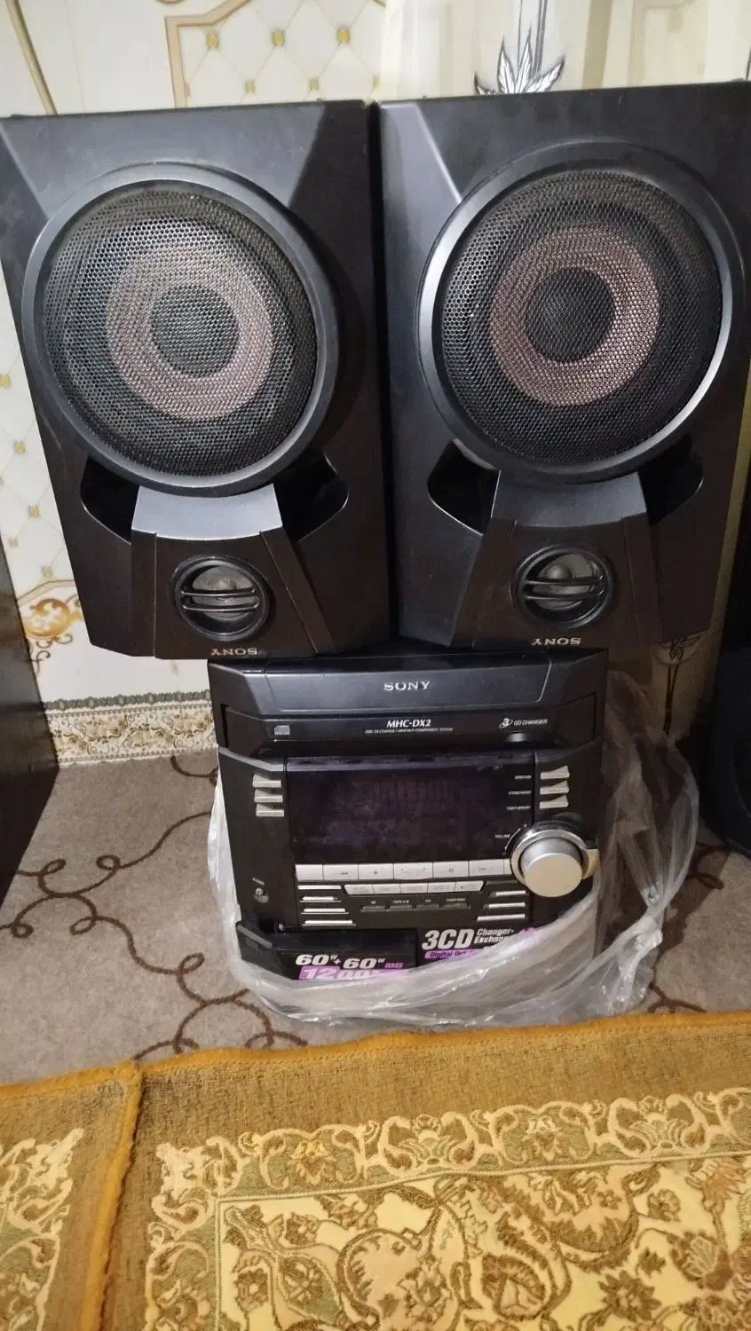 ضبط سی دی با دوتا باند اصل SONY|سیستم صوتی خانگی|پیر سلیمان, |دیوار