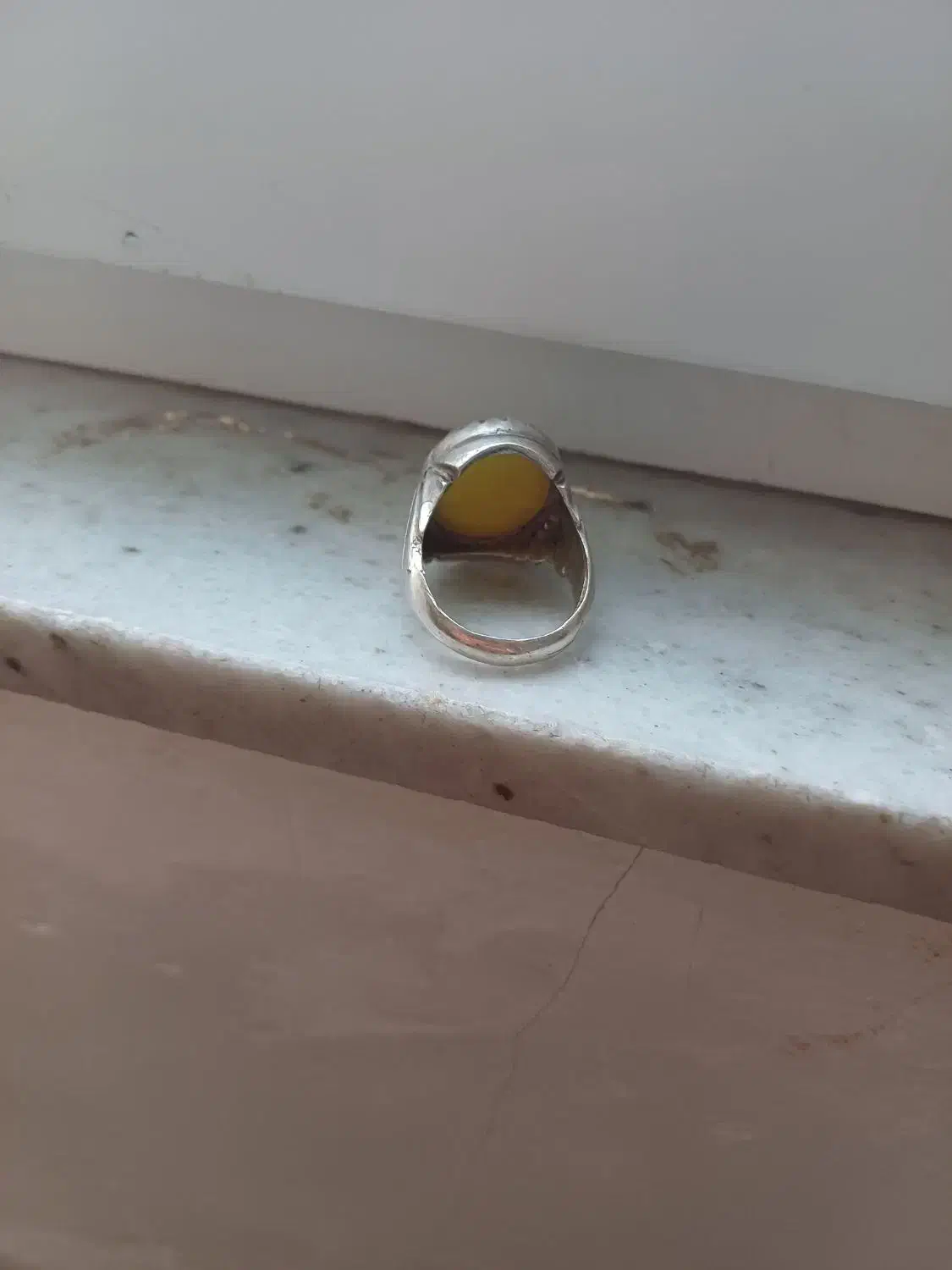 انگشتر عقیق نقره ۱۳ ونیم گرم|جواهرات|اردبیل, |دیوار