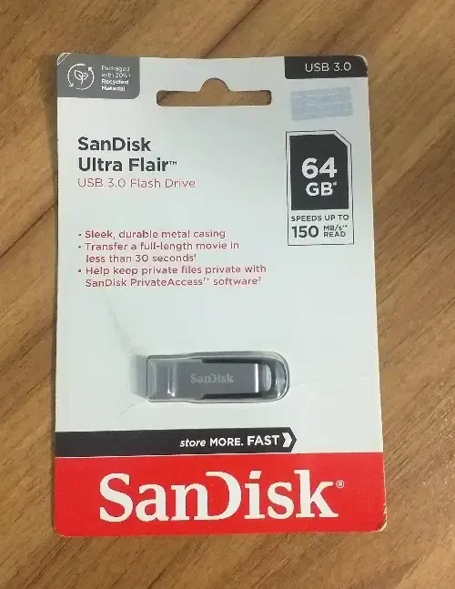 فلش ۶۴ گیگ Sandisk مدل فلیر Ultra Flair usb3|قطعات و لوازم جانبی رایانه|تهران, خانی آباد نو جنوبی|دیوار