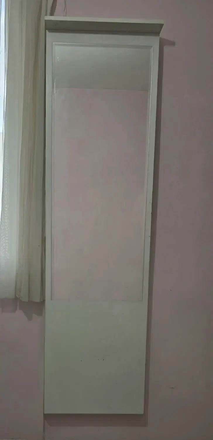 آینه قدی MDF سفید شیک و نو|آینه|مشهد, الهیه|دیوار