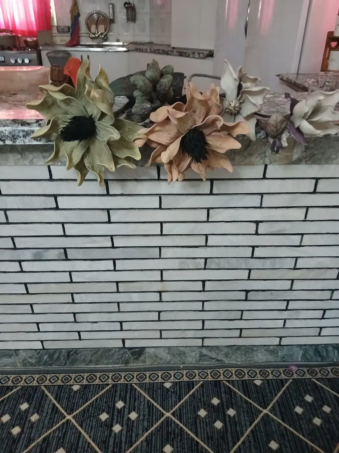 گل هاخارجی|گل مصنوعی|بروجرد, |دیوار