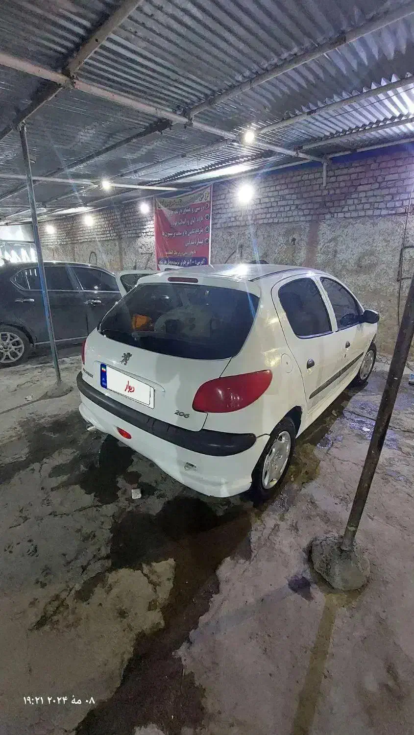 ۲۰۶ مدل ۸۸|خودرو سواری و وانت|اصفهان, کنگاز|دیوار