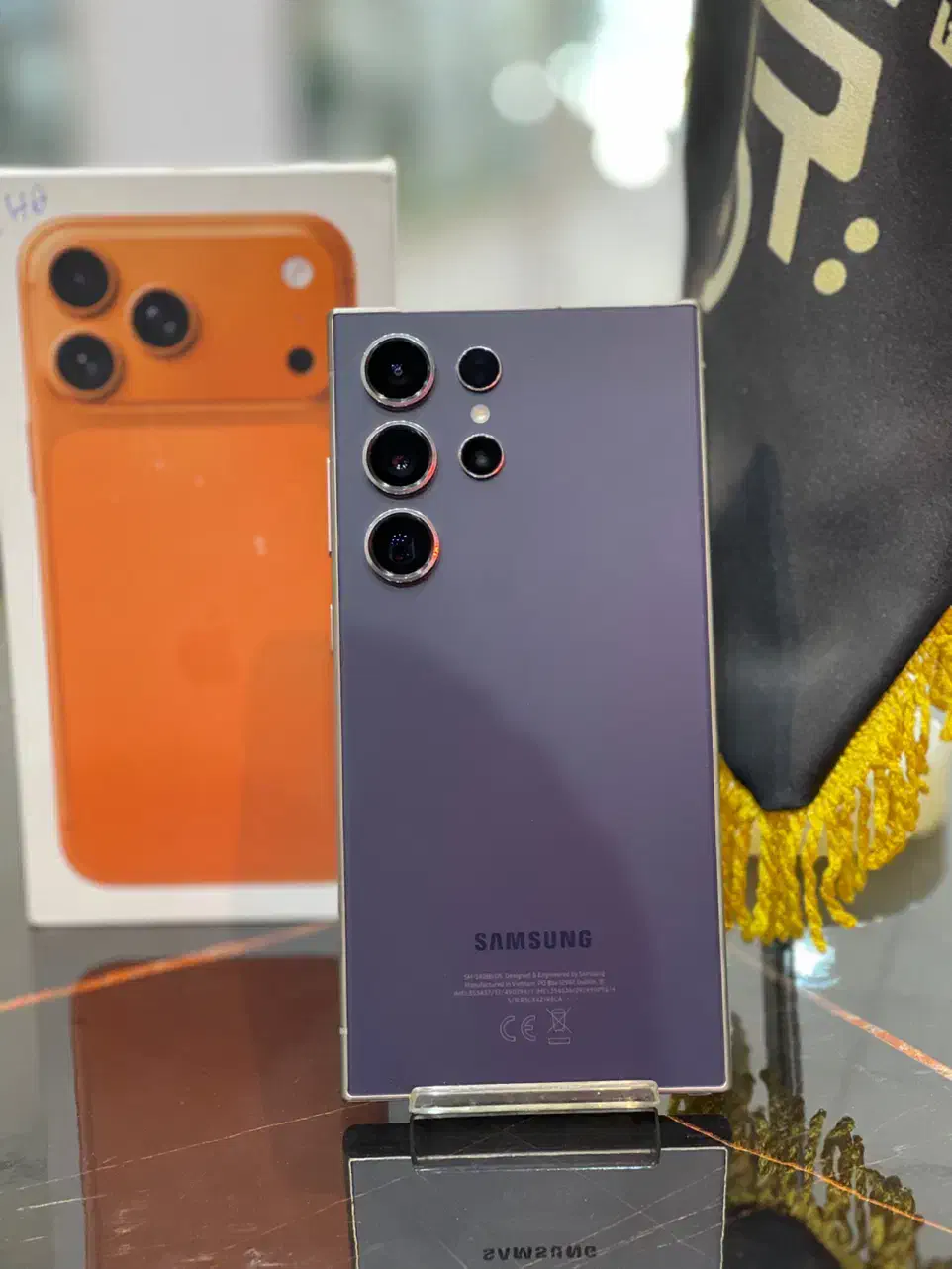 موبایل سامسونگ S24 ultra 256.12 درحد آکبند|موبایل|قم, نیروگاه|دیوار