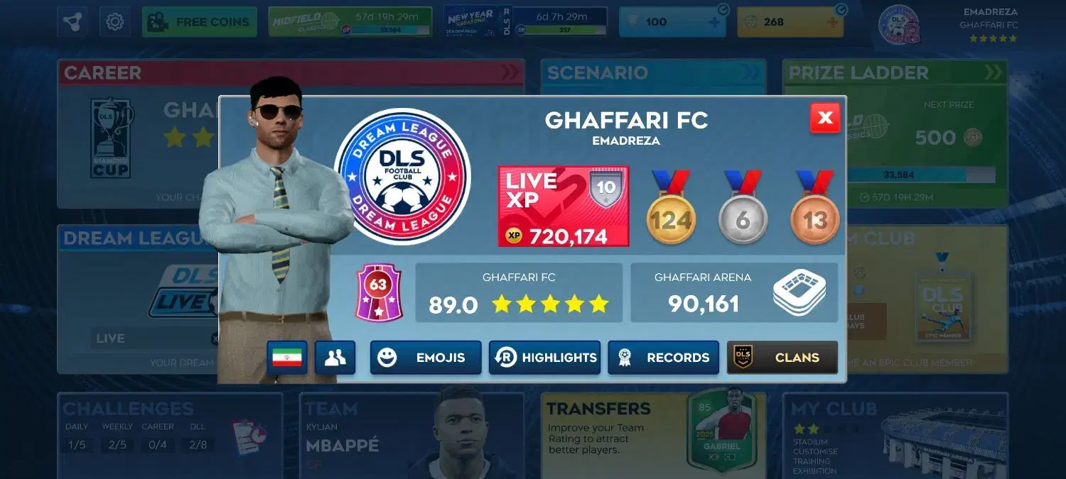 اکانت دریم لیگ خاص|کنسول، بازی ویدئویی و آنلاین|تهران, منیریه|دیوار