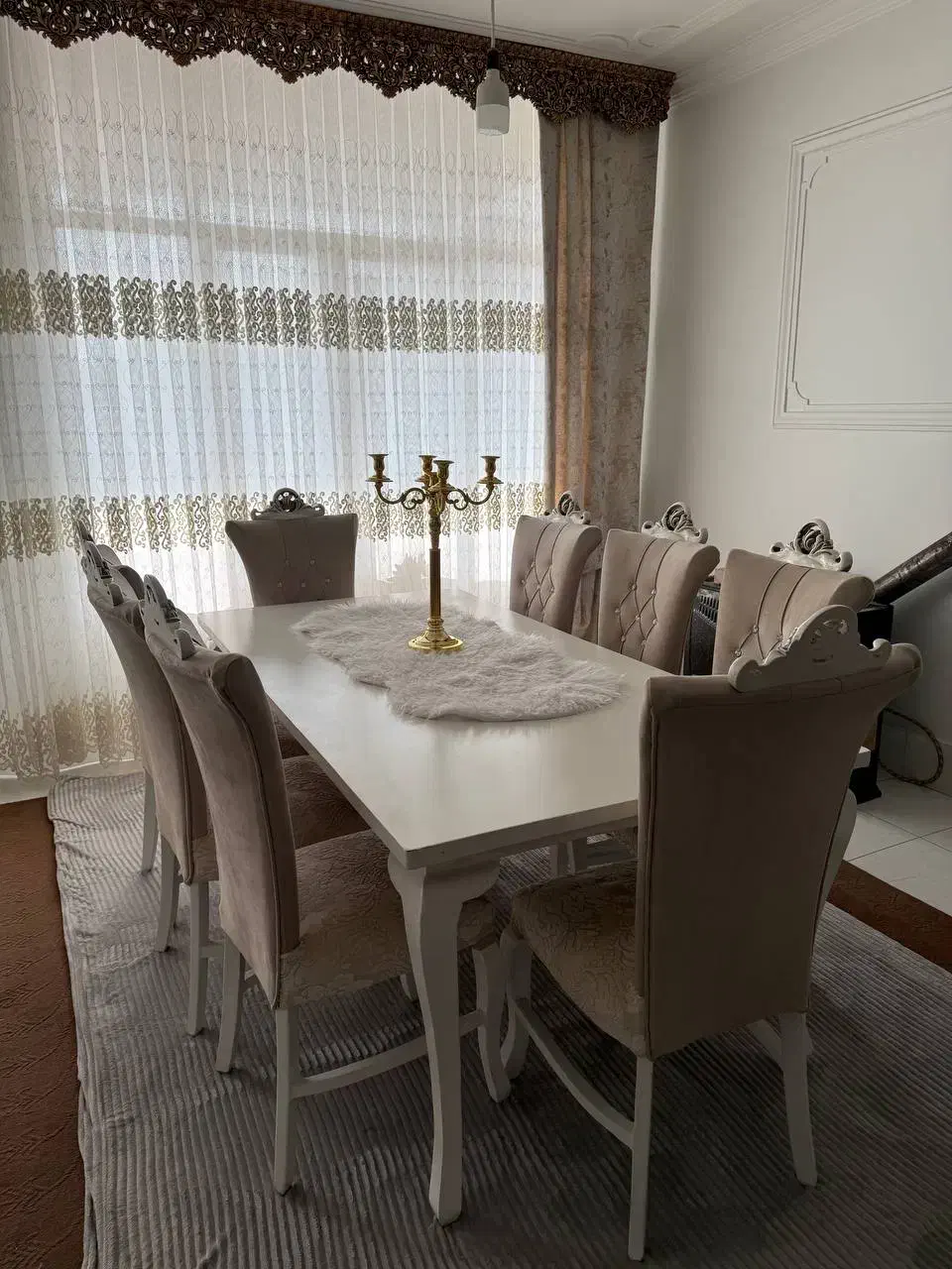 غذا خوری(ناهار خوری) ۸ نفره|میز و صندلی غذاخوری|میاندوآب, |دیوار
