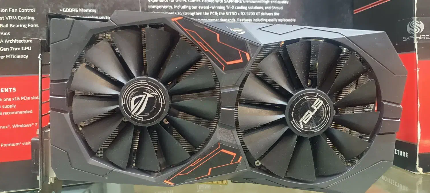 کارت گرافیک rx570 asus 8g|قطعات و لوازم جانبی رایانه|تهران, فلسطین (میدان انقلاب)|دیوار