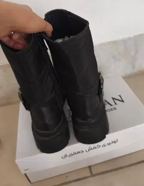 پوتین مشکی زنانه  سایز۴۰|کیف، کفش، کمربند|یزد, |دیوار