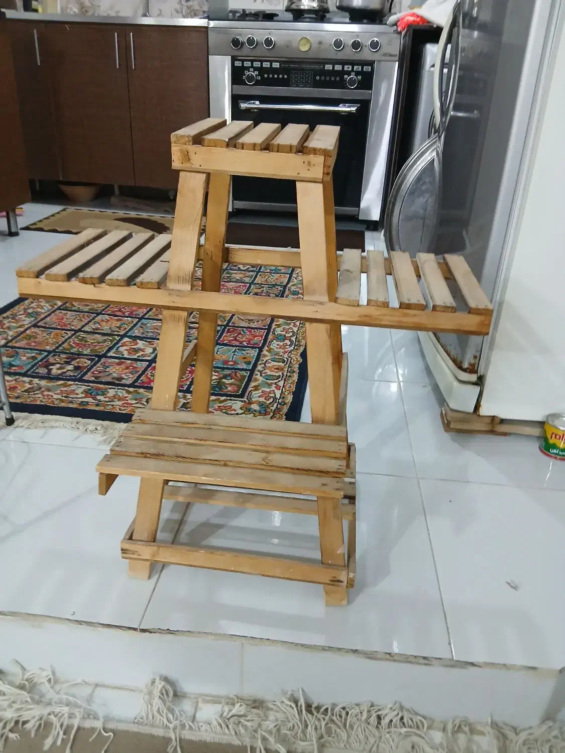 پایه قابلمه استیل تمیز ۵طبقه|آبچکان و نظمدهنده ظروف|مشهد, پنجتن|دیوار