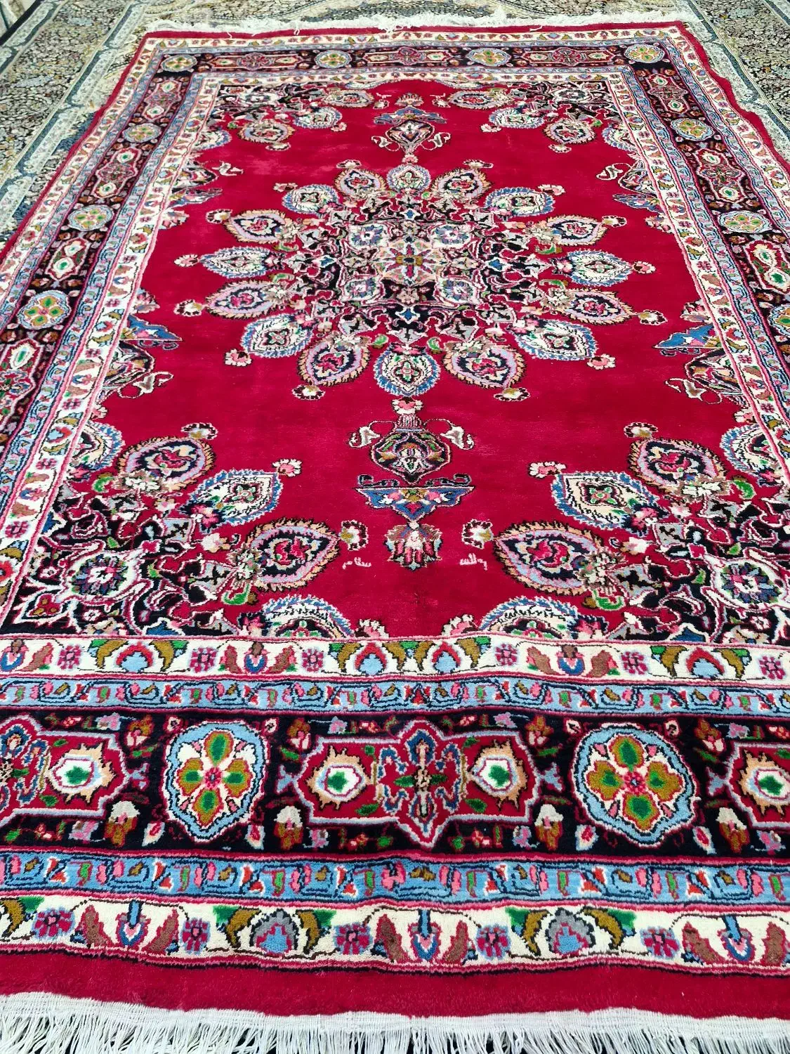 جفت ۶متری دستبافت، فرش فراشی|فرش|مشهد, فاطمیه|دیوار