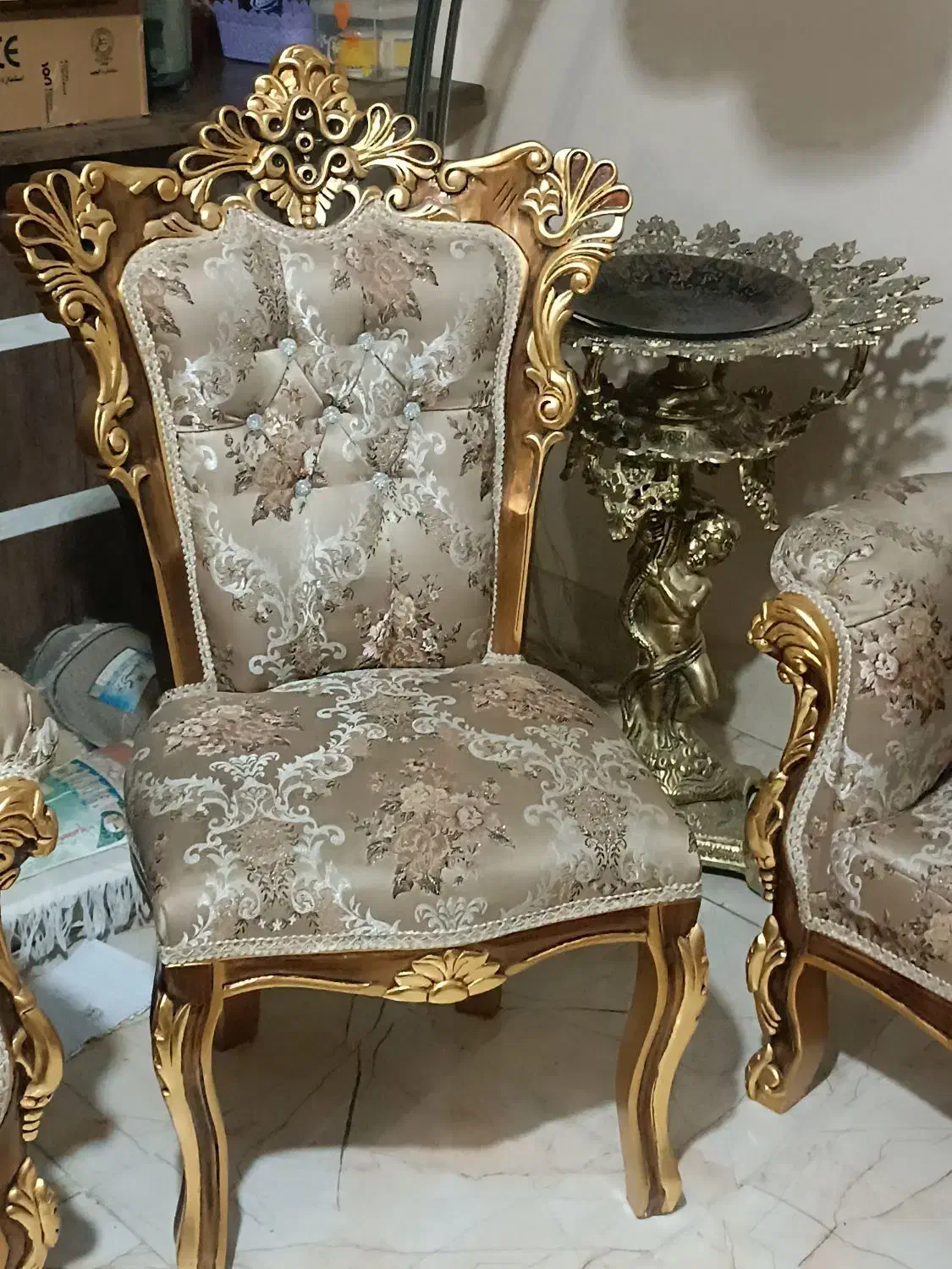 فروش یک دست مبل استیل|مبلمان خانگی و میز عسلی|شیراز, شهرک گلدشت حافظ‎|دیوار
