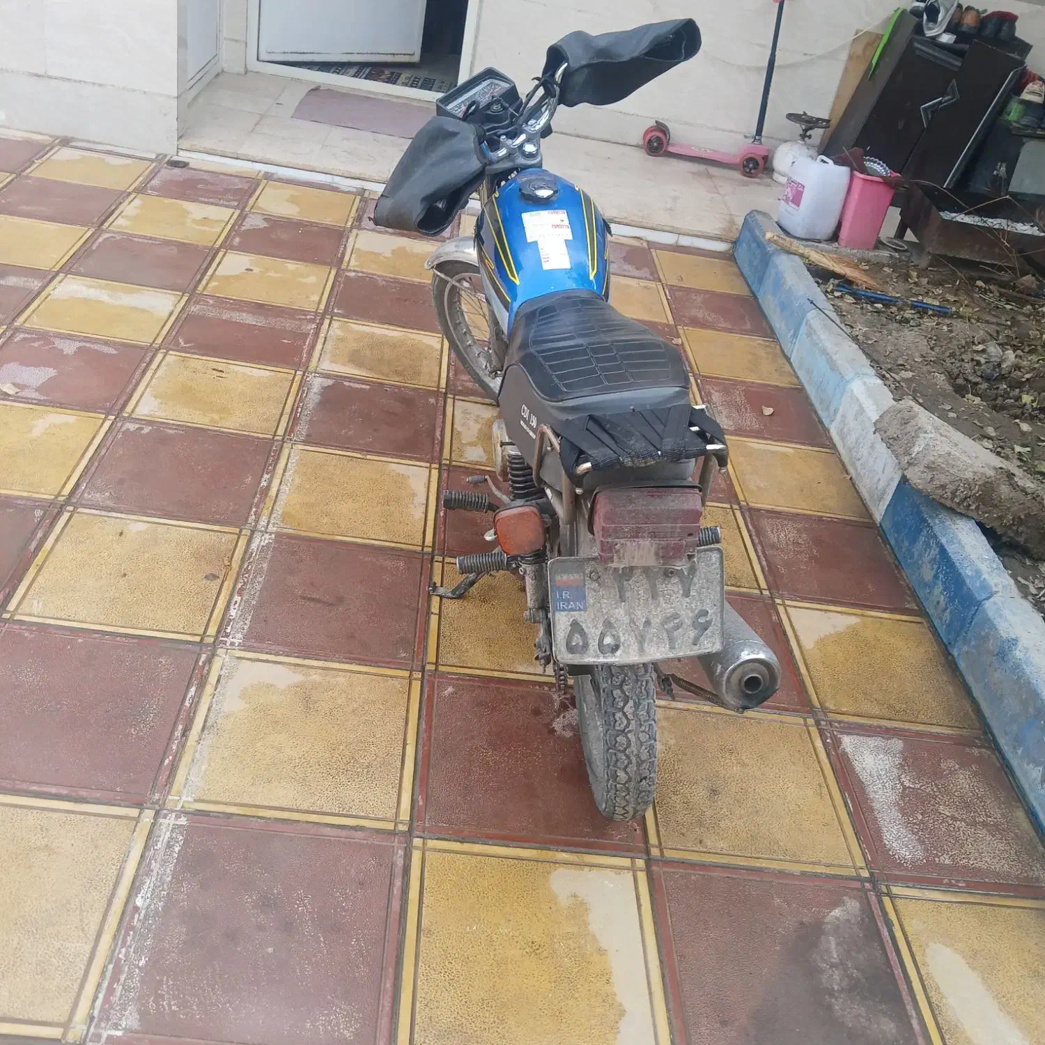 موتور هندامدل۸۷ رنگ ابی|موتورسیکلت|پاکدشت, کبودگنبد|دیوار