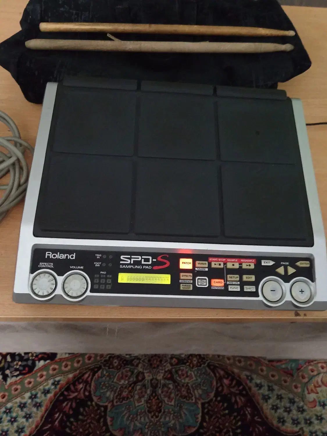 پرکاشن رولند SPDS سالم و تمیز با تمام لوازم|درام و پرکاشن|شهریار, شهریار|دیوار