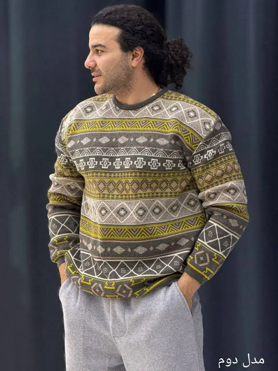 بافت یقه اسکی و گرد در ۶ رنگ|لباس|میانه, |دیوار