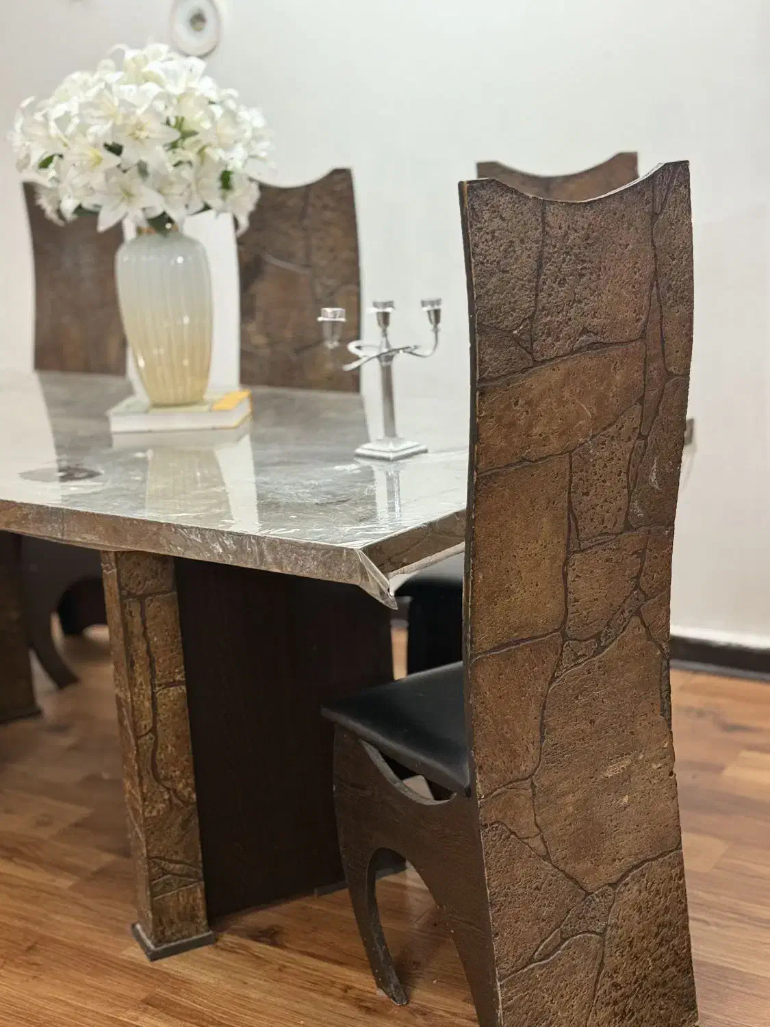 میز ۸ نفره غذا خوری|میز و صندلی غذاخوری|بندر کنگان, |دیوار