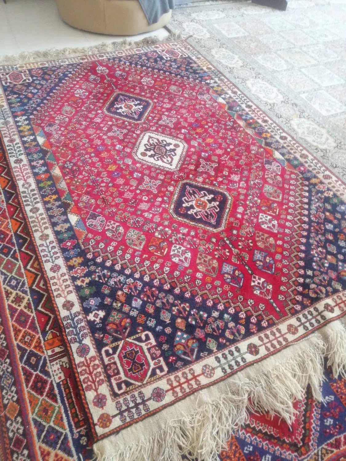 فرش  دستباف قشقایی|فرش|صدرا-فارس, فاز ۱|دیوار