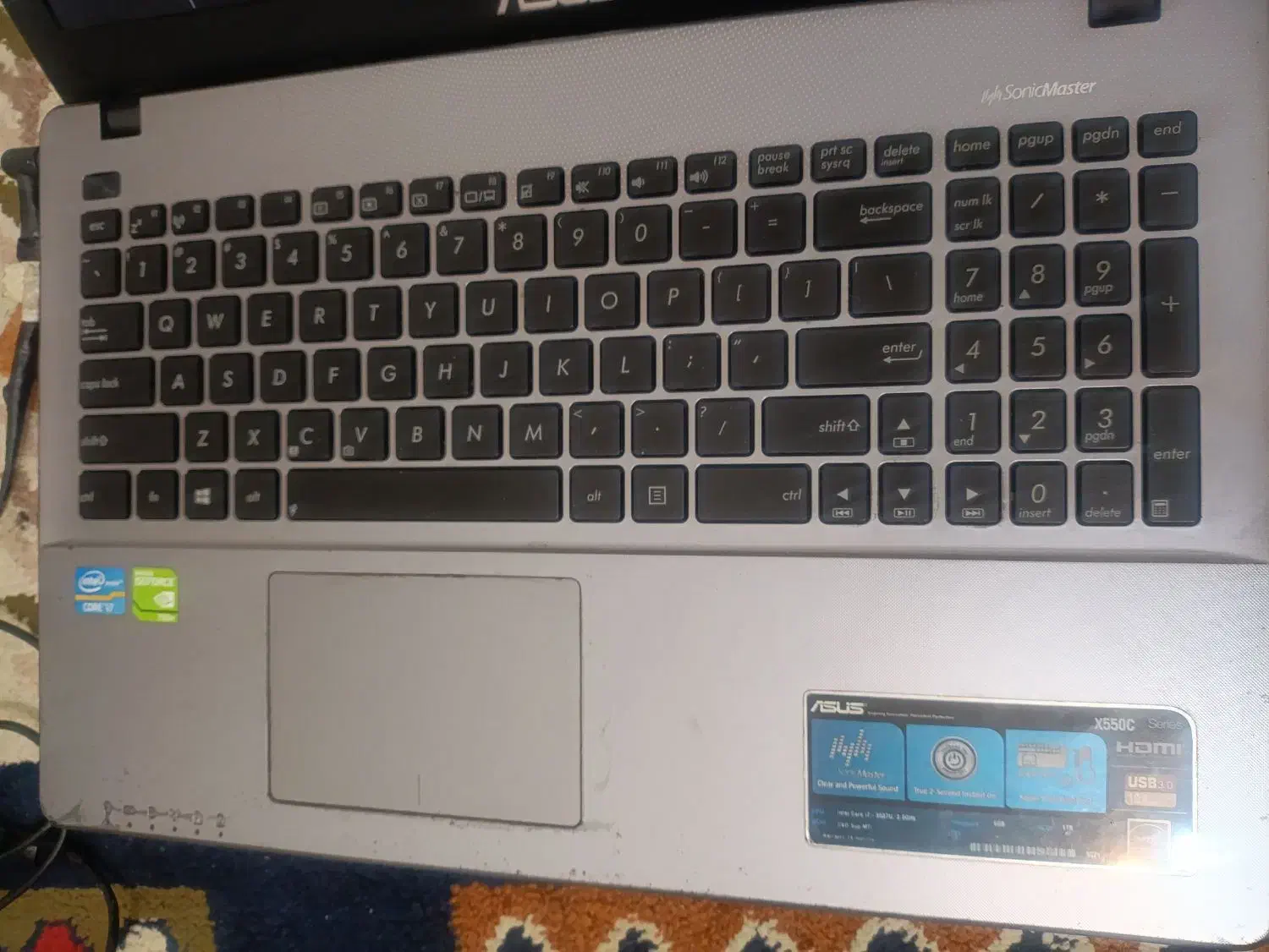 لب تاپ asus|رایانه همراه|تهران, راه آهن|دیوار