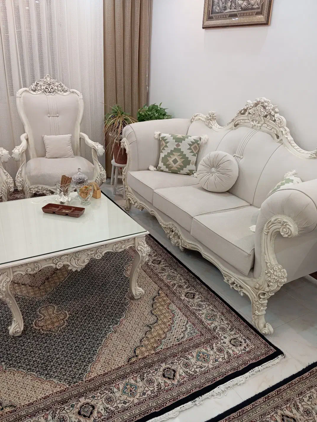 مبل سلطنتی|مبلمان خانگی و میز عسلی|پردیس, فاز ۳|دیوار
